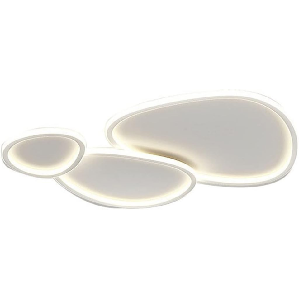 Plafoniera Led Stone bianca dimmerabile