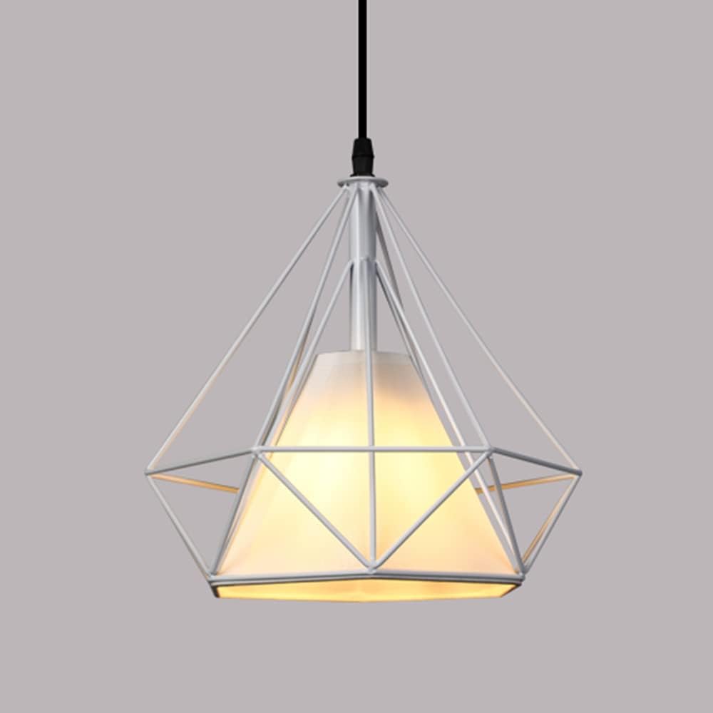 Sospensione Diamante bianca