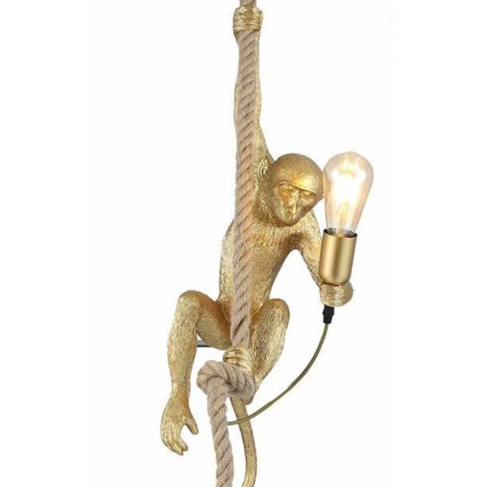 Sospensione Scimmia oro