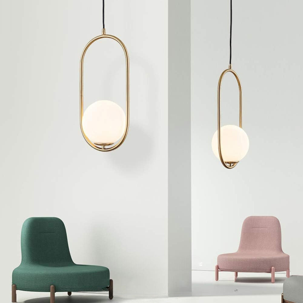 Sospensioni Gold ovali