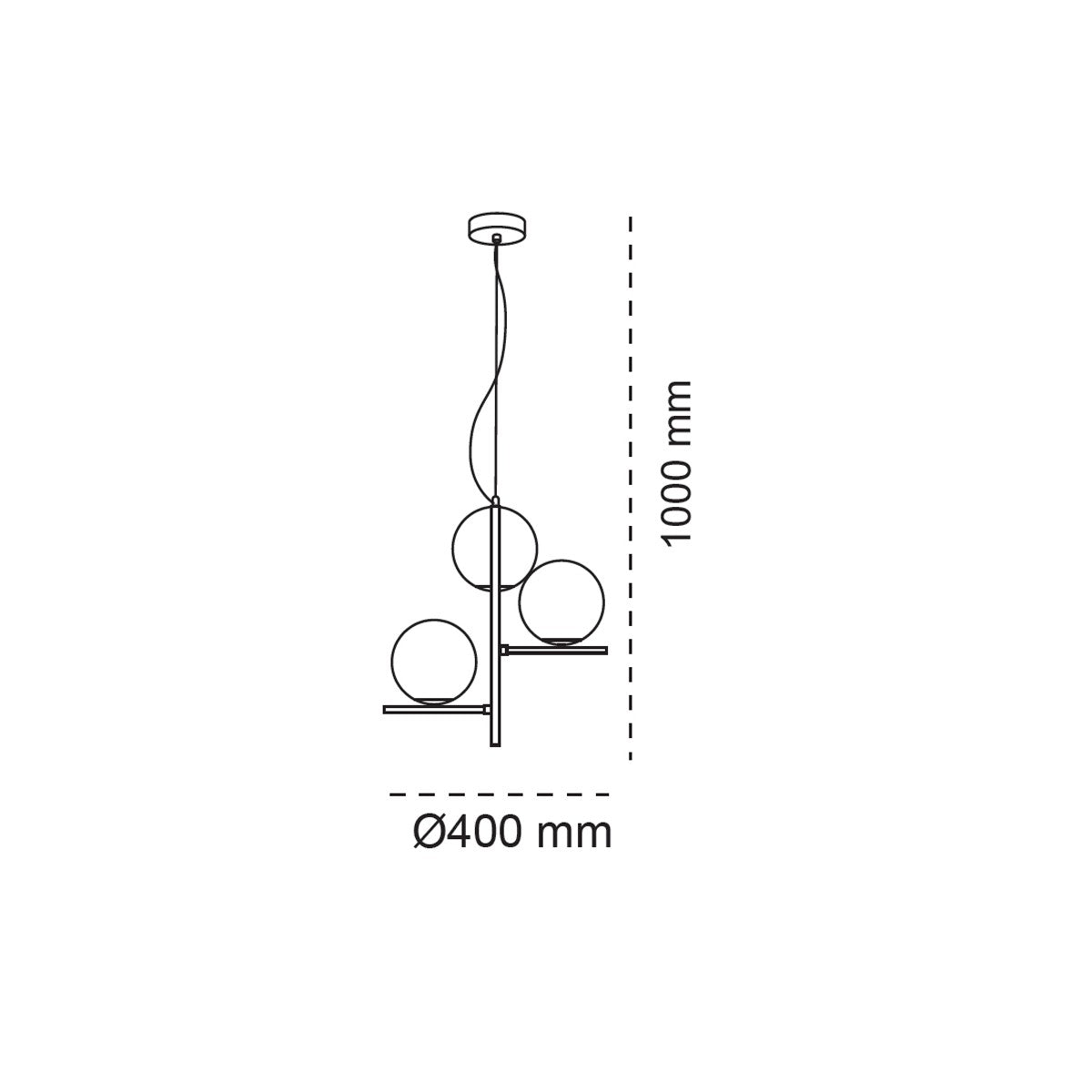 Sospensione Boston 3L