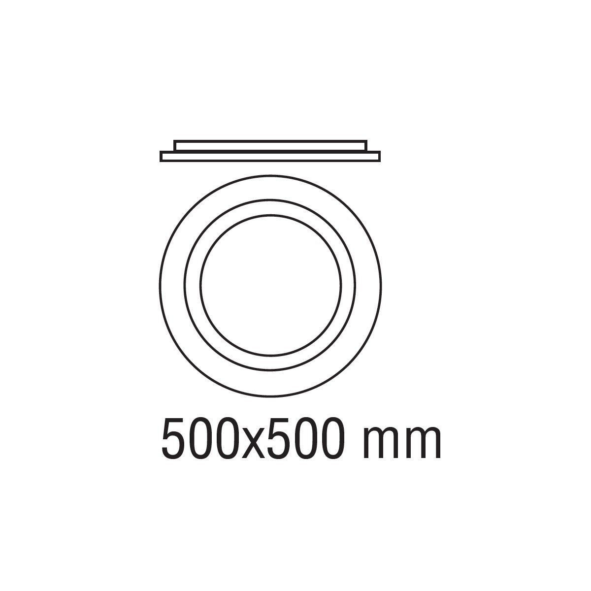 Plafoniera Hasbi 32w R