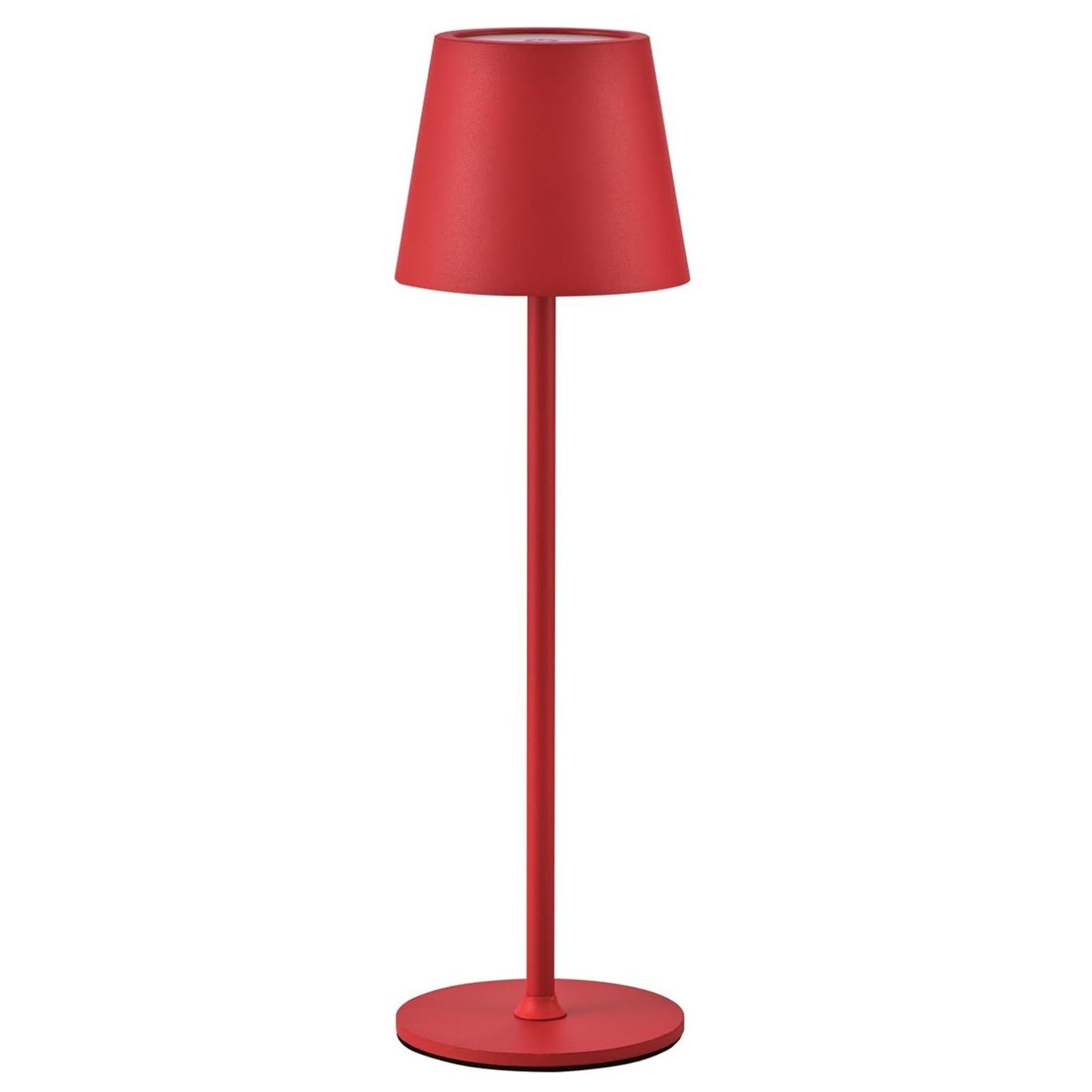 Poldina rossa, lampada da tavolo, da esterno e decorativa