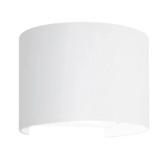 Applique Round bianca, lampada da parete per interni ed esterni