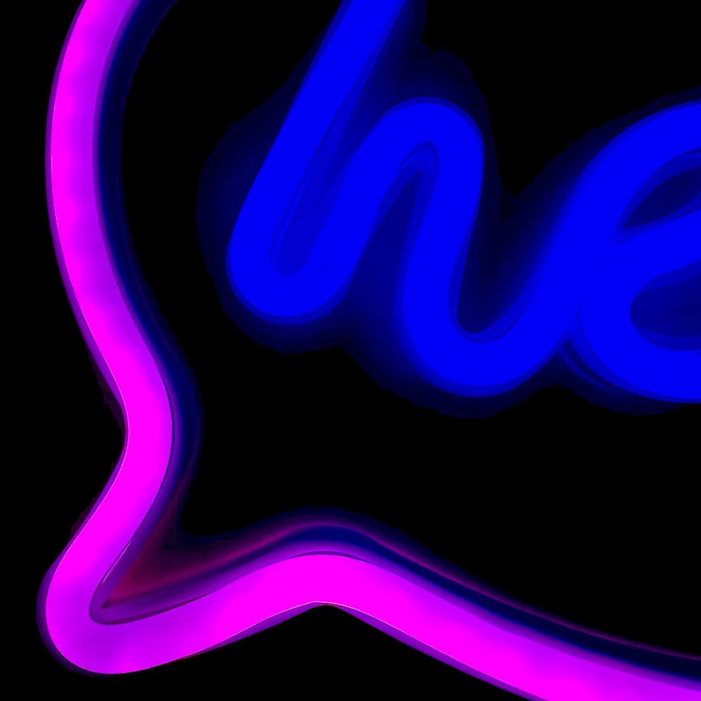 Dettaglio neonflex Hello