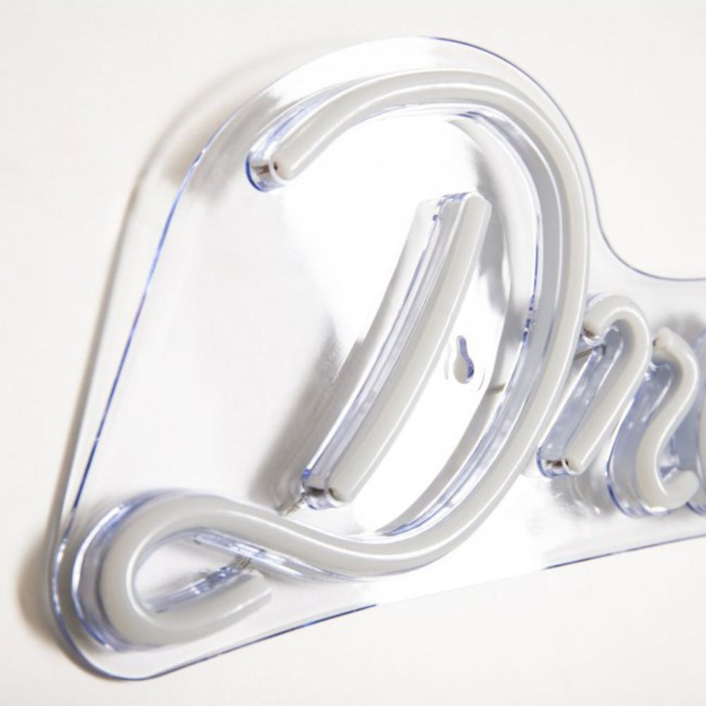 Dettaglio scritta Dream neonflex