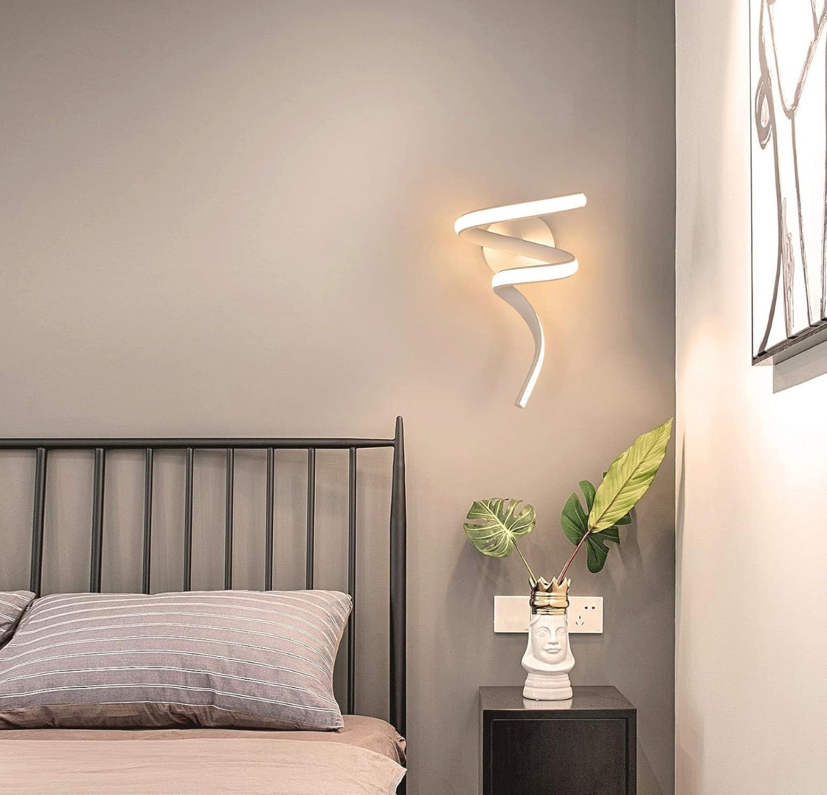 Applique LED Moderna Spirale 12W