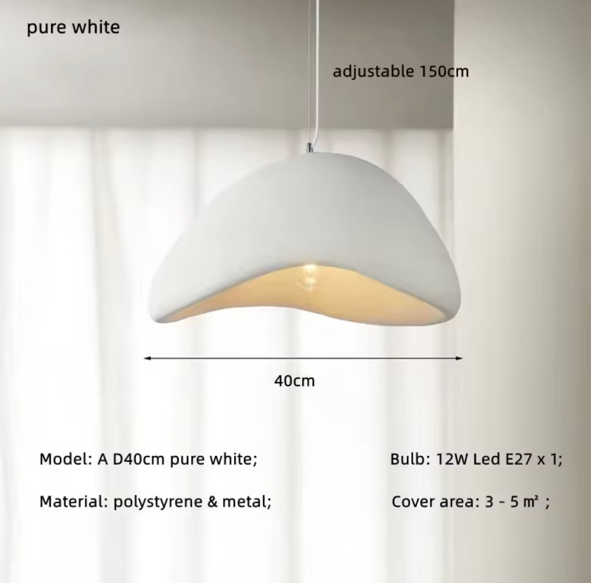 Lampada a Sospensione Nuvola
