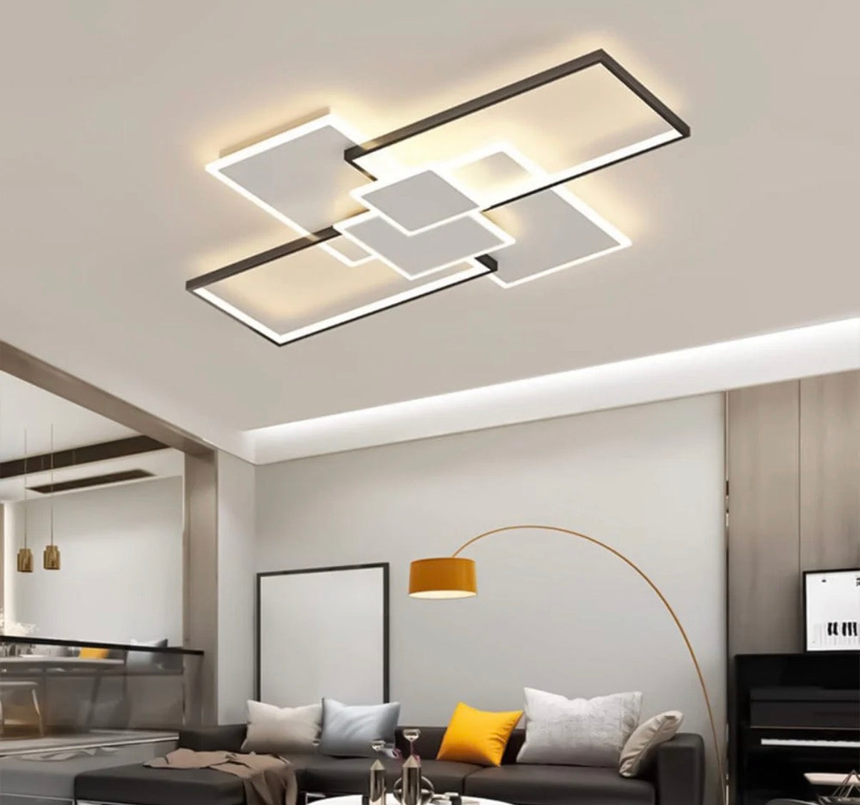 Plafoniera LED Rettangoli Grande 83w