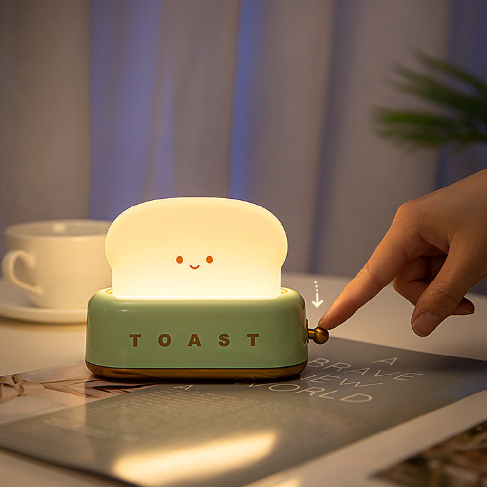Accensione lampada Toast verde