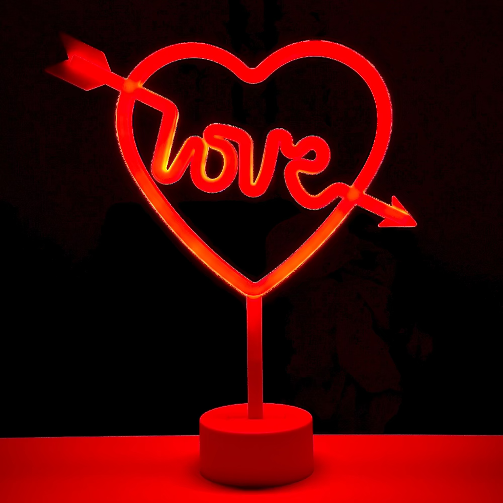 Neonflex Love da tavolo