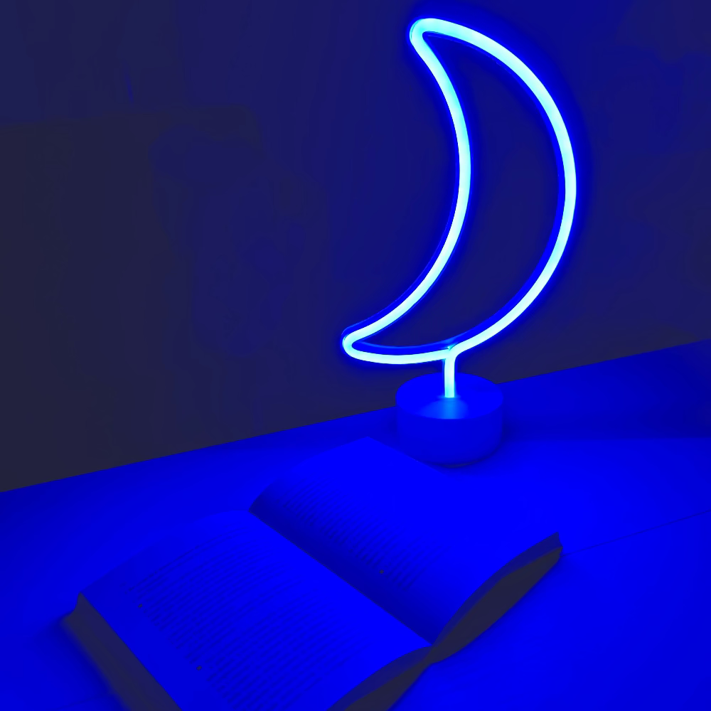 Neonflex Moon da tavolo