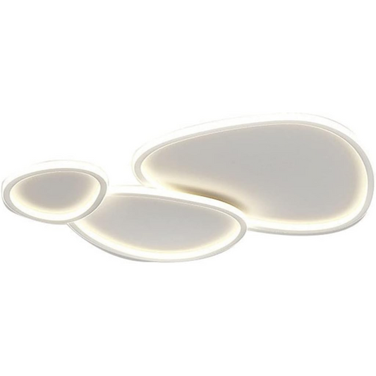 Plafoniera Led Stone bianca dimmerabile