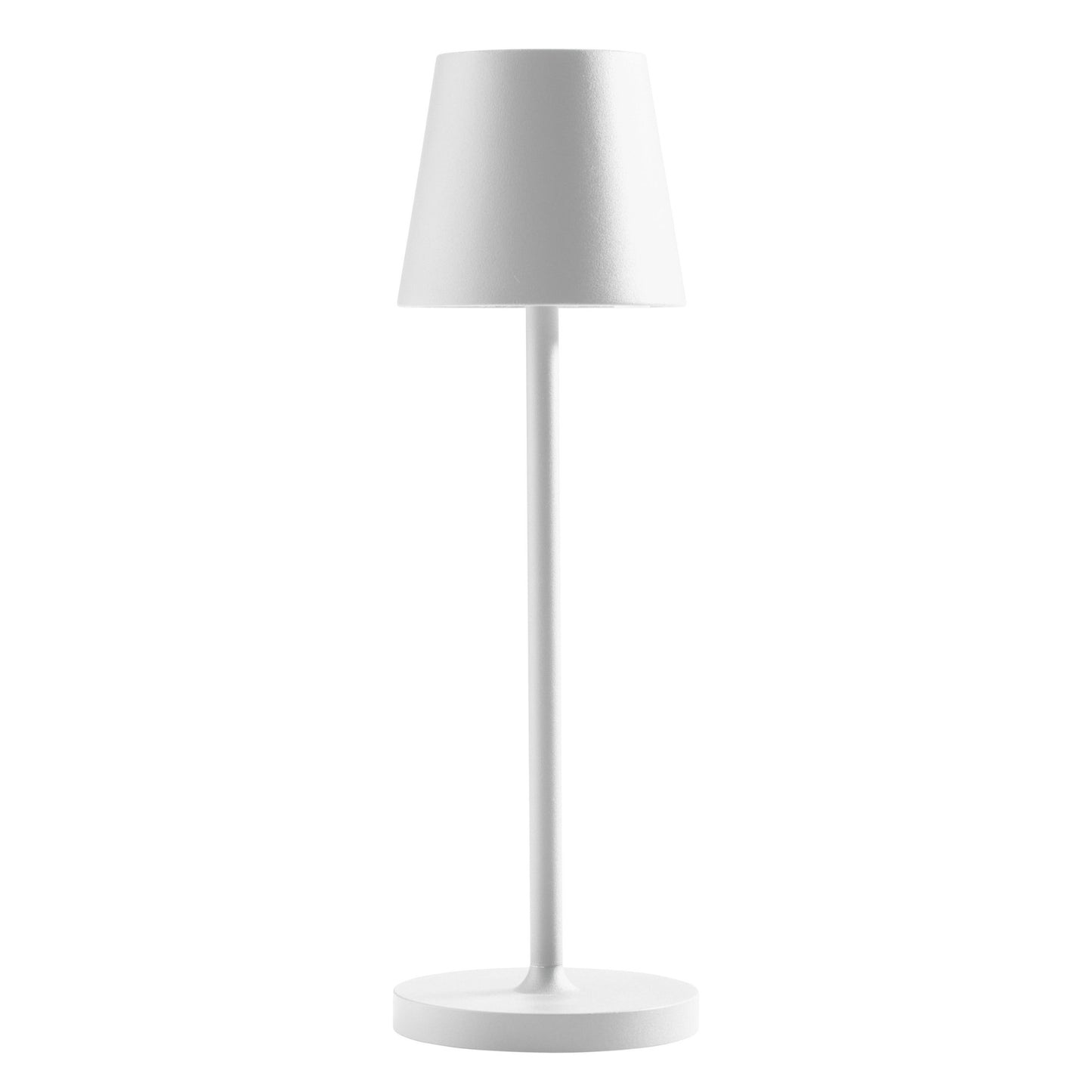 Poldina bianca, lampada da tavolo, da esterno e decorativa