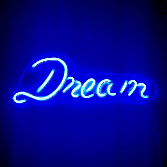Scritta Dream neonflex
