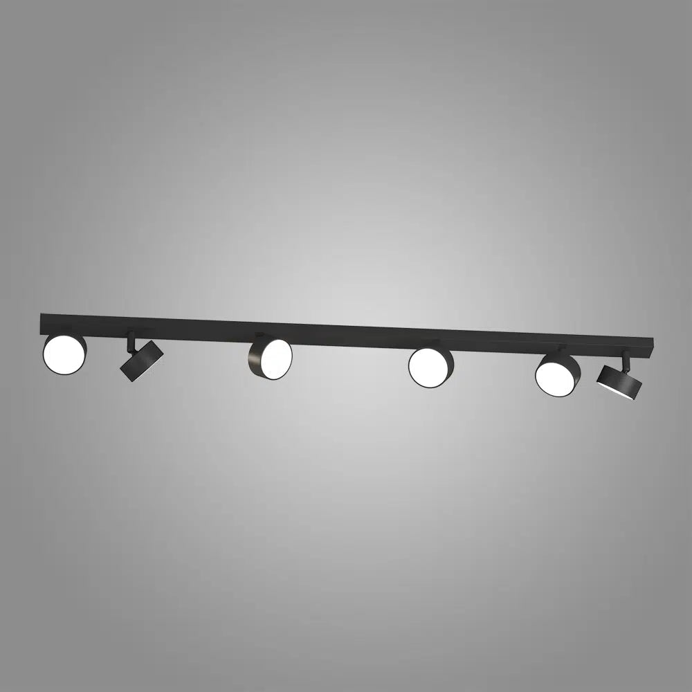 EDRA Faretto a Binario Moderno 6 Luci Orientabili