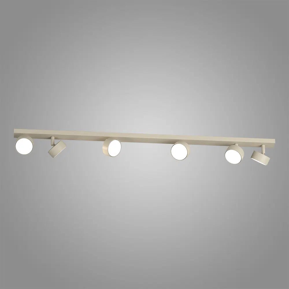 EDRA Faretto a Binario Moderno 6 Luci Orientabili