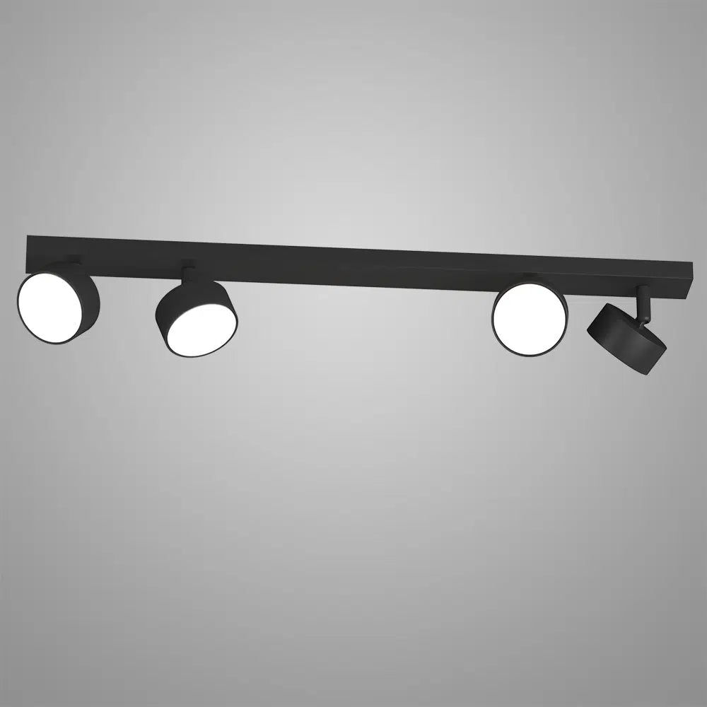 EDRA Faretto a Binario Moderno 4 Luci Orientabili