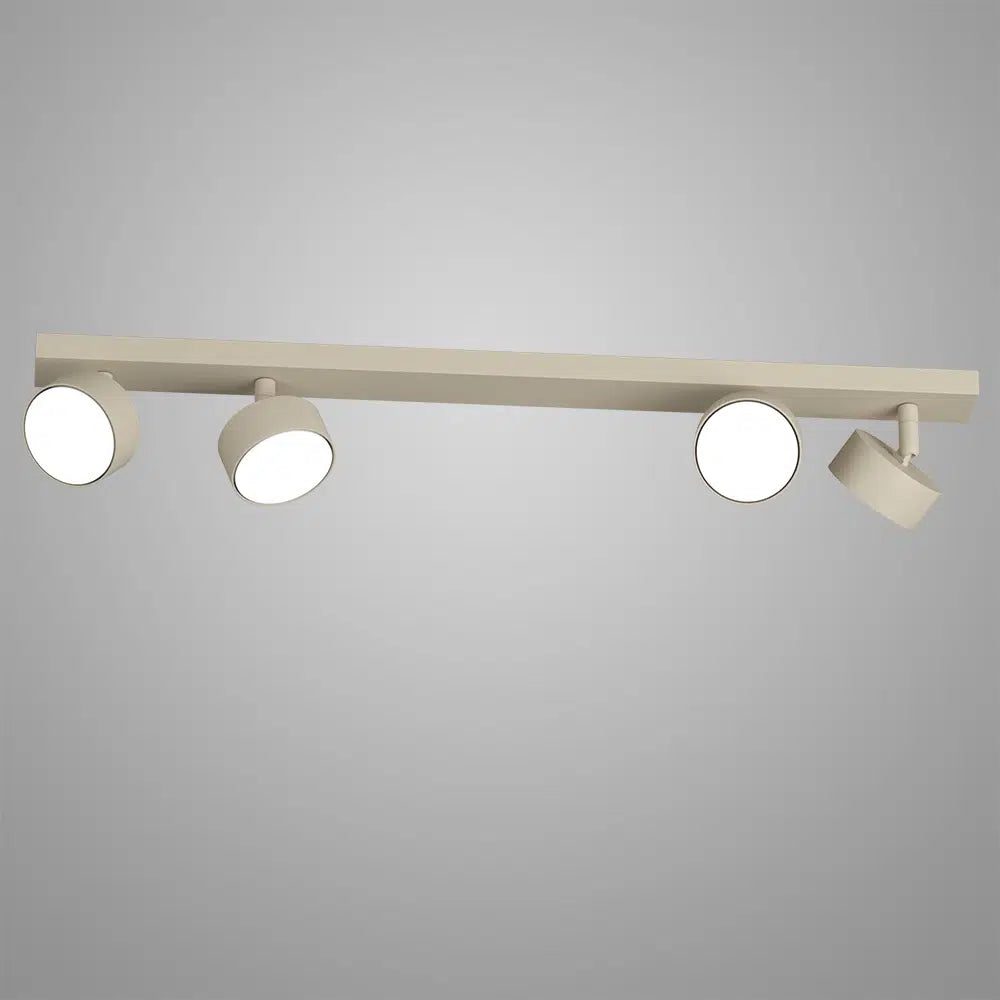 EDRA Faretto a Binario Moderno 4 Luci Orientabili