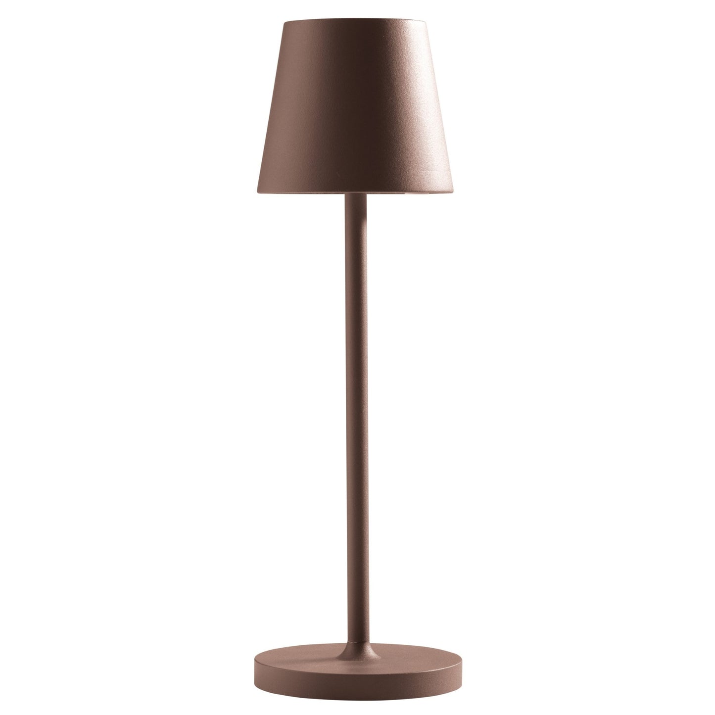 Poldina marrone, lampada da tavolo, da esterno e decorativa